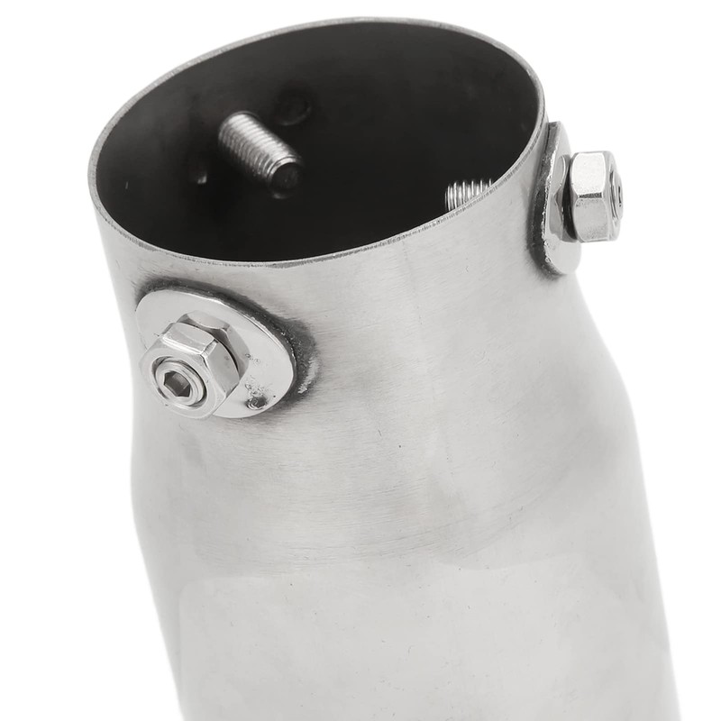 Akozon Exhaust Tip, Universal Inlet 63 mm Outlet 76 mm