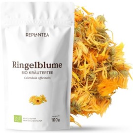 Organic Marigold Blossoms Whole 100 g Loose | Mariengold Tea & Decoration | Skin and Digestive Tea | 100% Natural Flowers for Infusion & Ointments