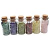 15Pcs Mini Wishing Bottles Chip Stone Set Crystal Tumbled Reiki