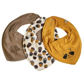 Pippi baby children scarf, triangular scarf, set of 3 -