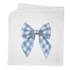 Azeeda 'Vintage Checkered Bow' Cotton Baby Blanket/Shawl (BY00044851)