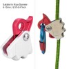 15KN Self Braking, for 9 12mm Rope Rescue Descender Grigri