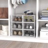 OnDisplay Clik Stackable Interlocking Shoe Box System (Standard Clear/White, Set