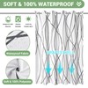 ECUCM Shower Curtain with Snap in Liner for Bathroom Bathtubs,