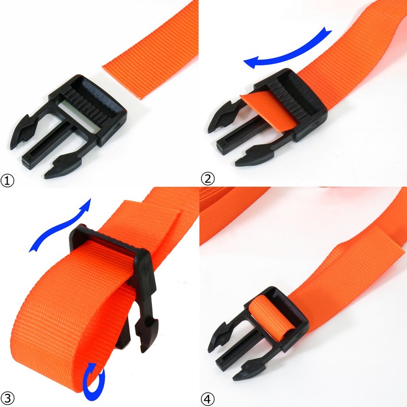 KONYO SUN UP Load Fastening Belt, One Touch, 6.6 ft