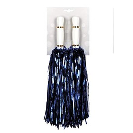 Magic Box Metallic Blue Cheerleader Pom Poms