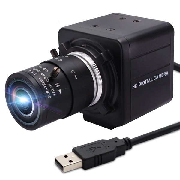 Svpro Webcam 1080P Full HD USB Camera with 2.8-12 mm