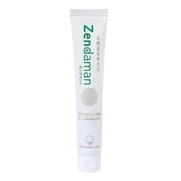 Zendaman Zendaman Toothpaste Powder, 2.1 oz (60 g), Refreshing Orange Flavor, Dental Care, Children, Elderly, Additive-free, Fluorine-free, Gentle, Only Naturally Derived Ingredients, Worrisome