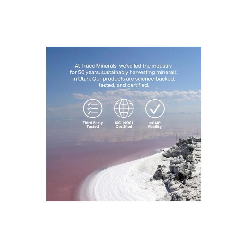Pure Magnesium Flakes Trace Minerals - Contenedor de 44 onzas