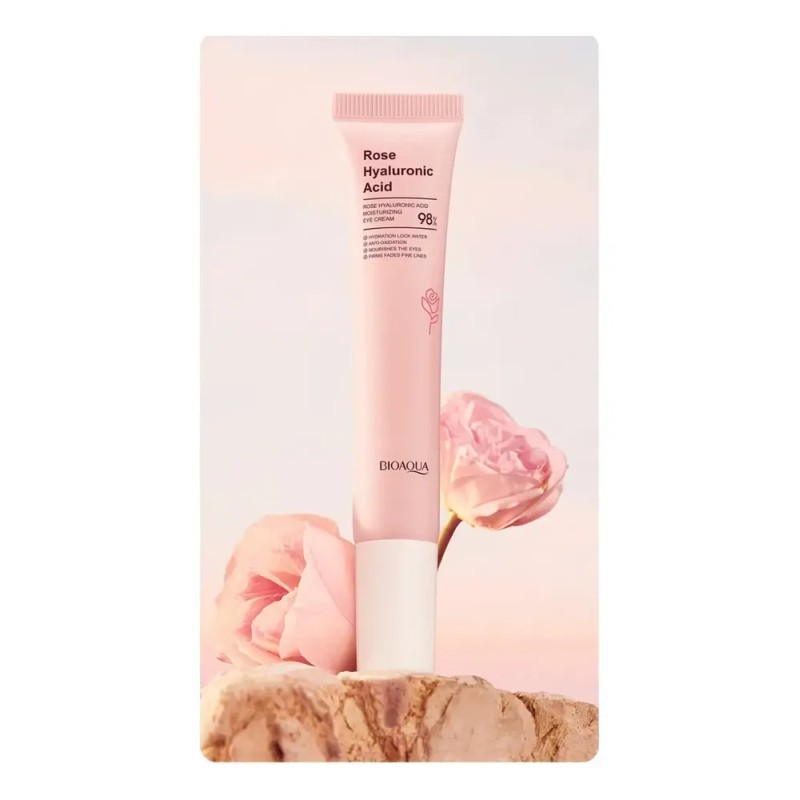 Crema Contorno Ojos Con Rosas Y Ácido Hialuronico Bioaqua Tipo