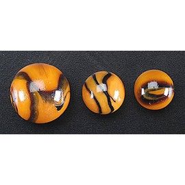 FS USA Glass Mega Marbles Bengal Tiger Game Net Set (25 Piece)