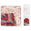 Bojagi - Wrapping Cloth/Reversible (Flower patten X stripe) gift wrapping,