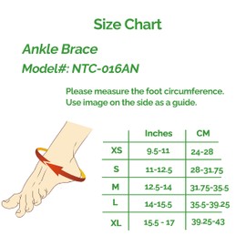 Neotech Care Ankle Support Sleeve - Bamboo Fiber Knitted Fabric - Light, Elastic & Breathable - Medium Compression - Sports, Exercise, Gym - Right or Left Foot, Men, Women - Grey (Size M, 1 Unit)