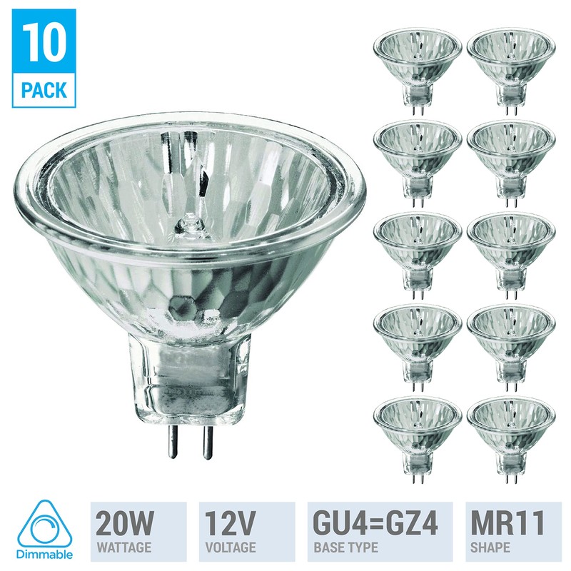 (Pack Of 10) 20MR11/FL - FTD-20 Watt - Flood- 12V