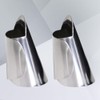 MAGICLULU 2pcs Adjustable Stainless Steel Finger Protector Tool for Cutting