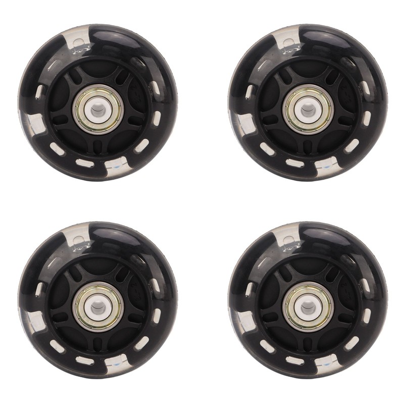 4 PCS Inline Skate Flash Wheel Roller Skate PU Wheels