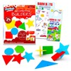 Paper Geometric Connecting Shapes Building Block Set - On The