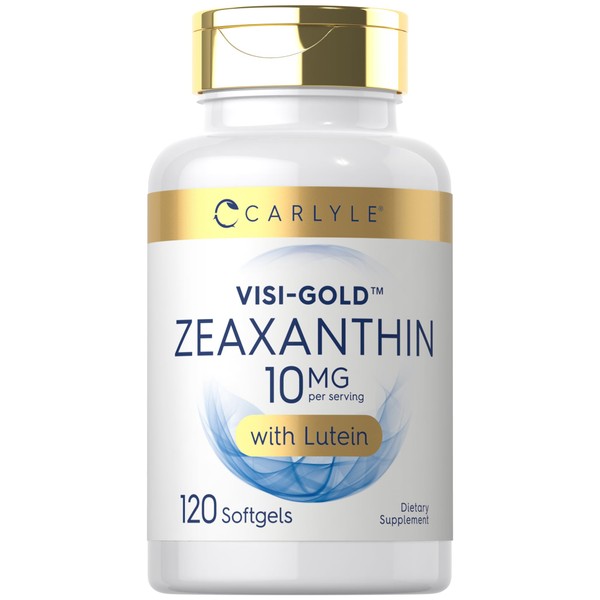 Carlyle Zeaxanthin 10mg | 120 Softgels | Eye Health Support