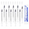 Shirune Shirune 50Pcs 1ml Syringes without Needle,1ml Plastic Syringes With