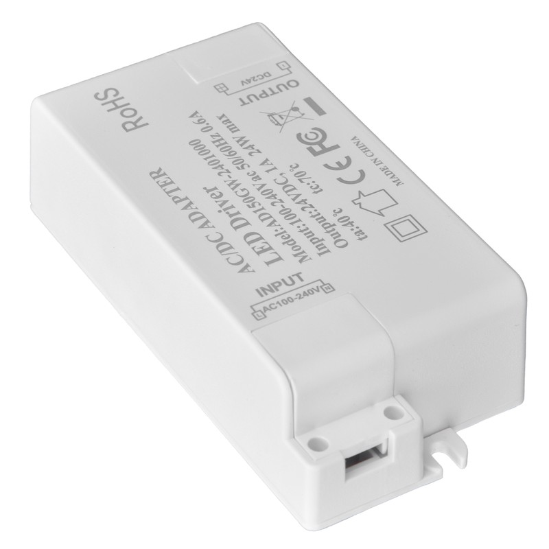 DC 24V 24W 1A LED Driver Constant Voltage Flame Retardant