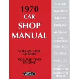 1970 Ford Car Shop Manual (5 Vol Set)