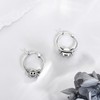 Jumping Spider Earrings Sterling Silver Spider Hoop Earrings Jumping Spider