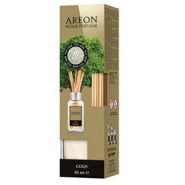 Areon Home Luxury Perfume Reed Diffuser + 10 Rattan Reeds, GOLD Scent