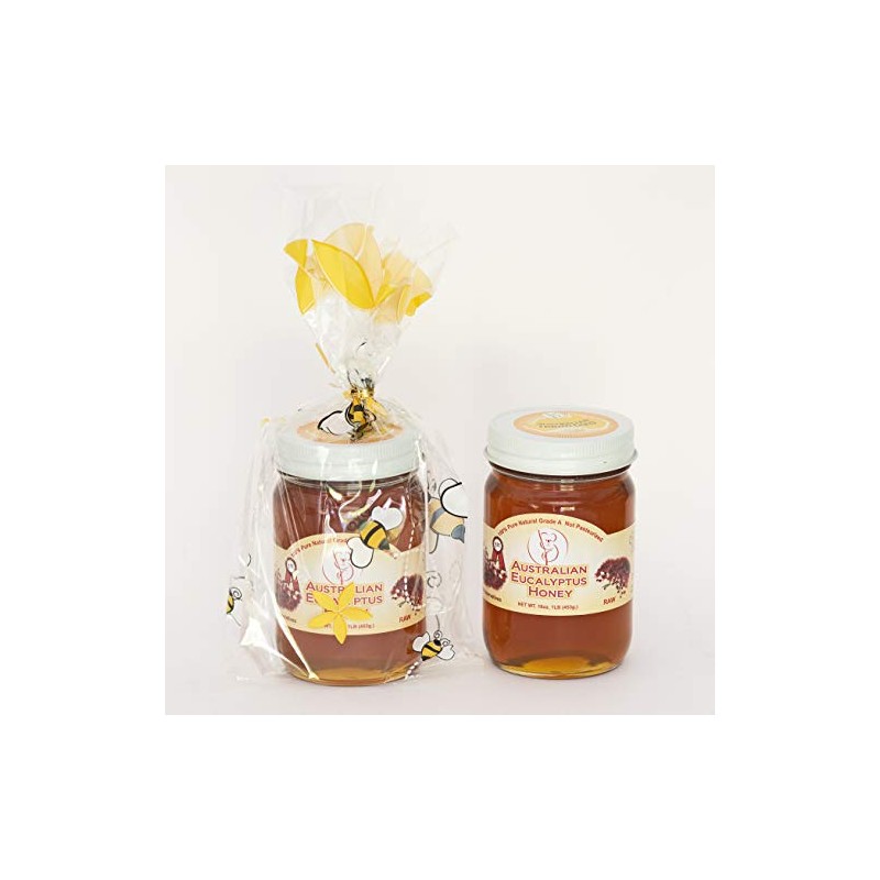Australian Eucalyptus Raw Honey 1 LB Pure 453 g 100%