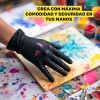 Guantes Nitrilo Uniseal Negro 000 Pzs Multiusos Resistente