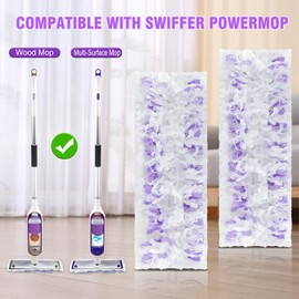 28 Count Disposable Power Mop Refills for Swiffer Power Mop Multi-Surface Floor Mop and Swiffer Power Mop Wood Mop，Compatible with Swiffer Power Mop Refills，Replacement Pads for Floor Cleaning