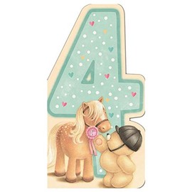 Forever Friends 4th Birthday Birthday Card