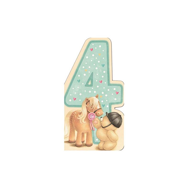 Forever Friends 4th Birthday Birthday Card