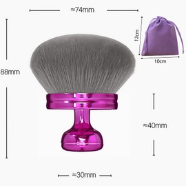 Extra Large Body Makeup Brush for Self Tanner,Leg Makeup & Bronzer Self Tan Applicator, body brush for tan, Wide Round Head foundation brush For Application with Drawstring Bag