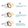 Idepet Heavy Duty Retractable Dog Leash for Small and Medium