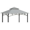 Replacement Canopy Top for Target Madaga Gazebo Model L-GZ136PST (Gray)