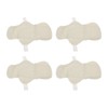 4Pcs Reusable Feminine Pads Washable Cotton Leak Proof Breathable Skin