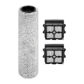 (3 Pack) Floor ONE Stretch S6 Brush Rollers and HEPA Filters for Tineco Floor One S9 Artist Pro/Stretch S6/ Switch S6 Wet Dry Vacuum Cleaner (Excluding Handle), 1 Brush Roller, 2 HEPA Filters