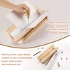 Bookbinding Punching Cradle Set, Includes Dual-Use Piercing Guide, with a