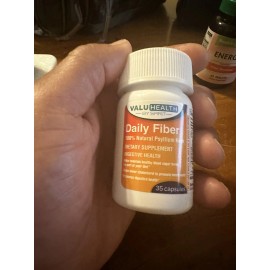 VALU HEALTH BY SPIRT 1-DAILY FIBER DIGESTIVE HEALTH LOWER CHOLESTEROL DIETARY SUPPLEMENT 35 count