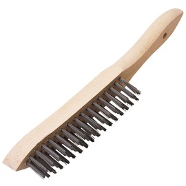 Draper 31548 Expert Heavy Duty 3 Row Wire Scratch Brush,Grey/Brown,310mm