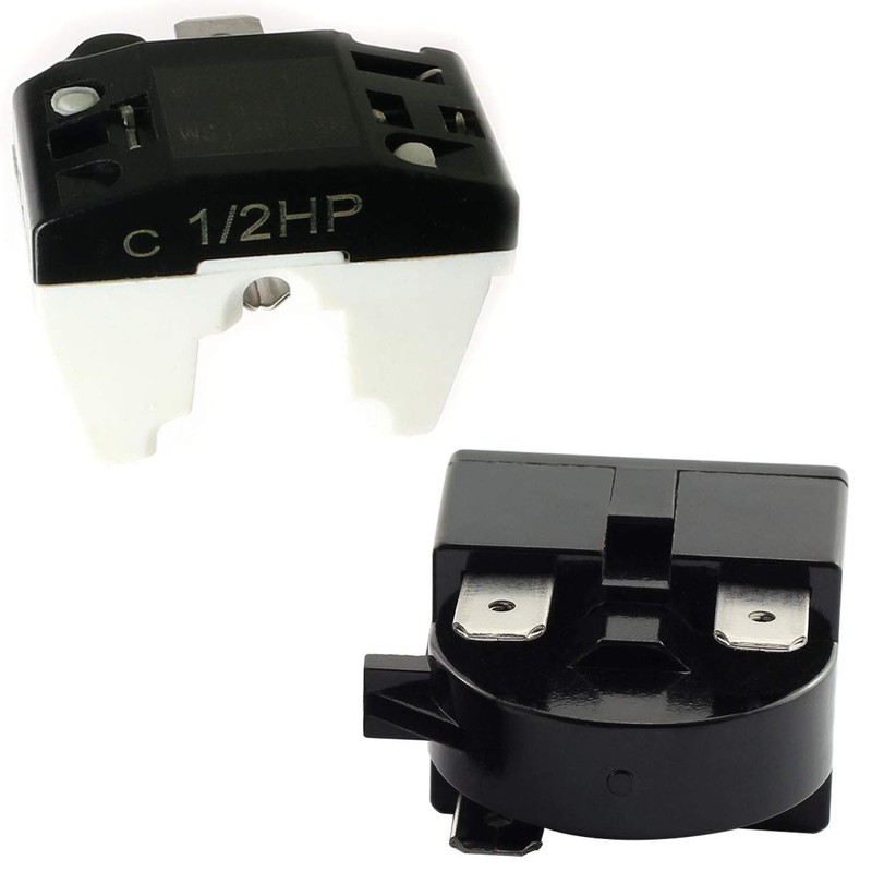 MEETOOT 1pcs QP-02-4.7 PTC Refrigerator Start Relay 3 Pin Coolers