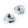 POWERTEC QLN1201 Serrated Flange Hex Lock (M8) Nuts | Premium