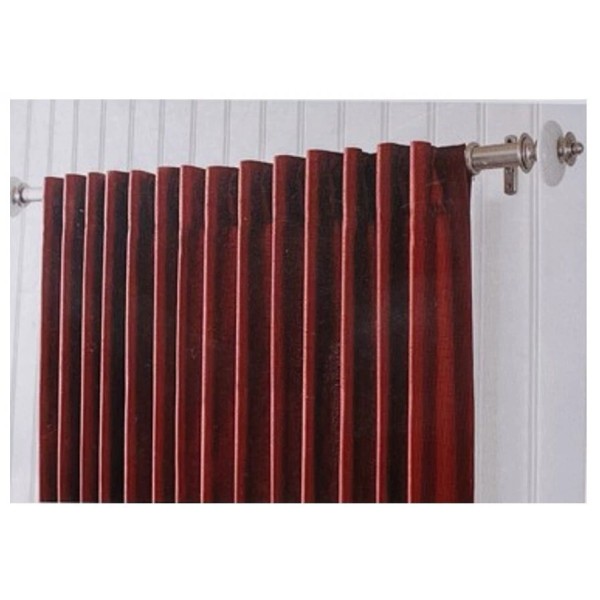 allen + roth Glenellen 84" Red Faux Silk Back Tab