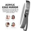 Ovente 7.5" Lighted Wall Mount Makeup Mirror, 1X & 10X