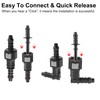 X AUTOHAUX 2 Set 1/4" 6.3mm SAE to 5/16" 8mm