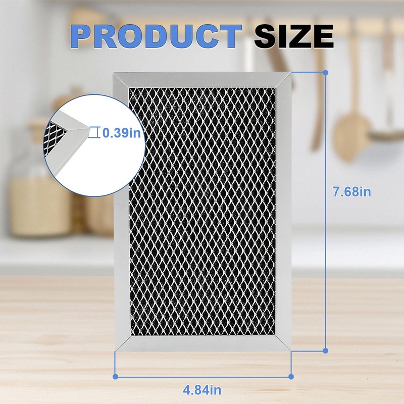 JX81C Microwave Charcoal Filter Replacement for GE&LG, WB02X10776 5230W1A011E Compatible