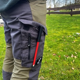 R-Satz Shop Carpenter's Pencil Holder with 2 Pencils – Holder Suitable for Craftsmen Velux Pen – Made by (Pack of 2)