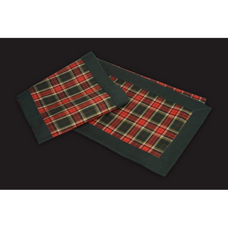 Justina Claire Table Runner in an Argyll Design. (14x36)