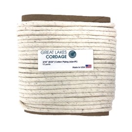 Cotton Piping Cord Size 1 [3/16" 6/32"] (10 Yards)