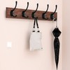 IBosins 12 Pack Black Coat Hooks Wall Mounted with 24
